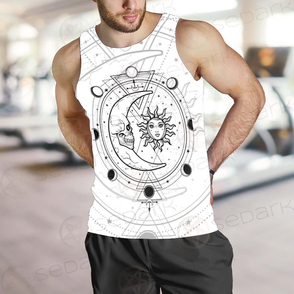 Circle Of A Phase Of The Moon SDN-1025 Men Tank-tops