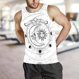 Circle Of A Phase Of The Moon SDN-1025 Men Tank-tops