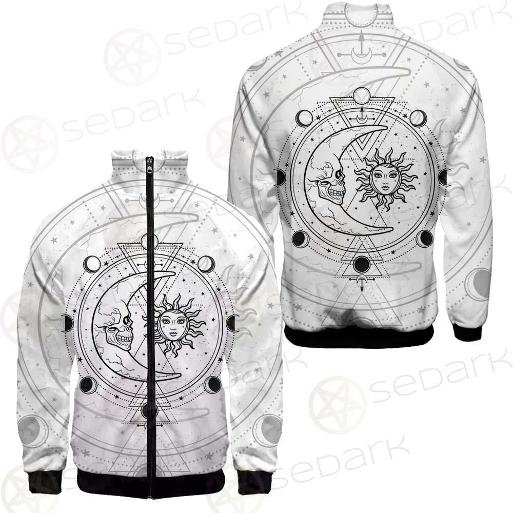 Circle Of A Phase Of The Moon SDN-1025 Stand-up Collar Jacket