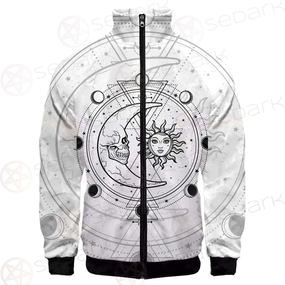 Circle Of A Phase Of The Moon SDN-1025 Stand-up Collar Jacket