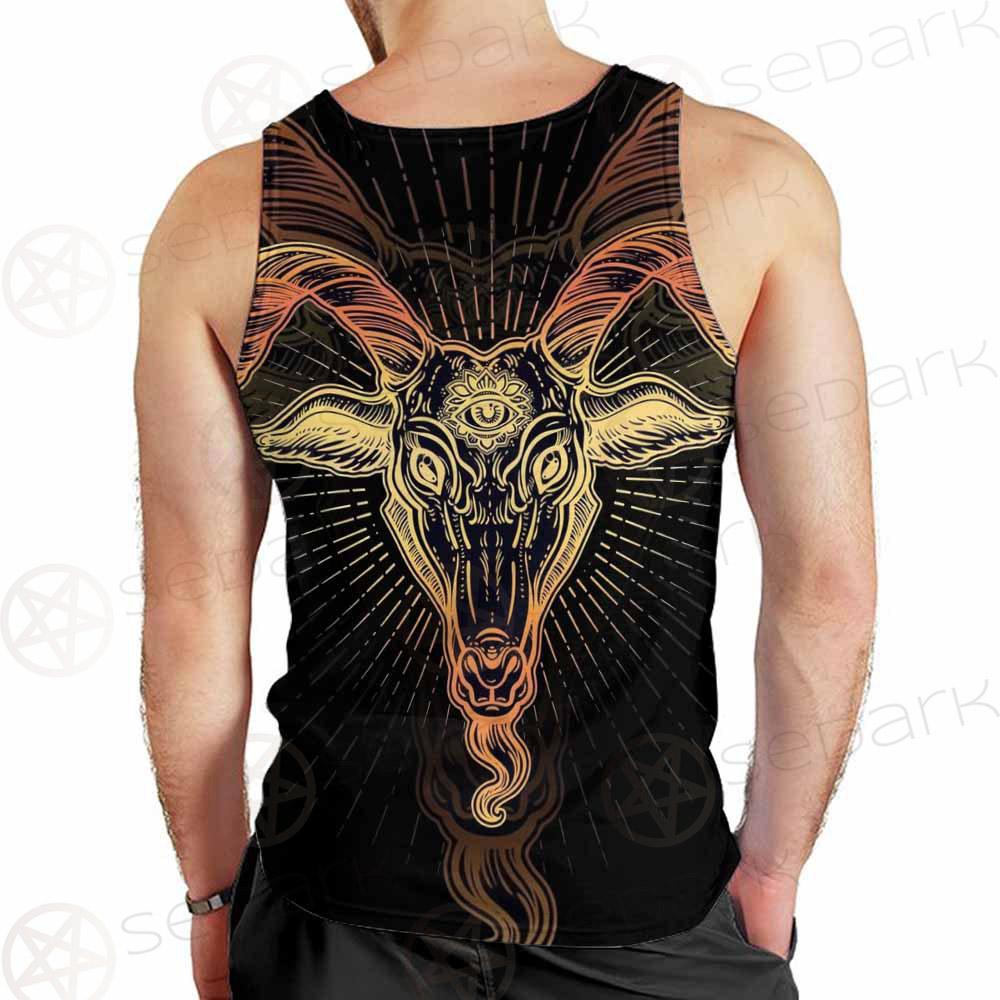 Demon Goat Baphomet SDN-1026 Men Tank-tops