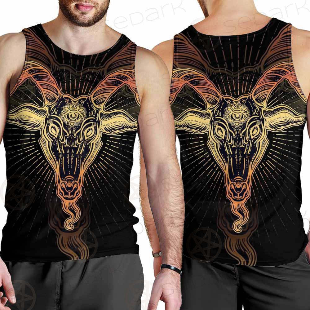 Demon Goat Baphomet SDN-1026 Men Tank-tops