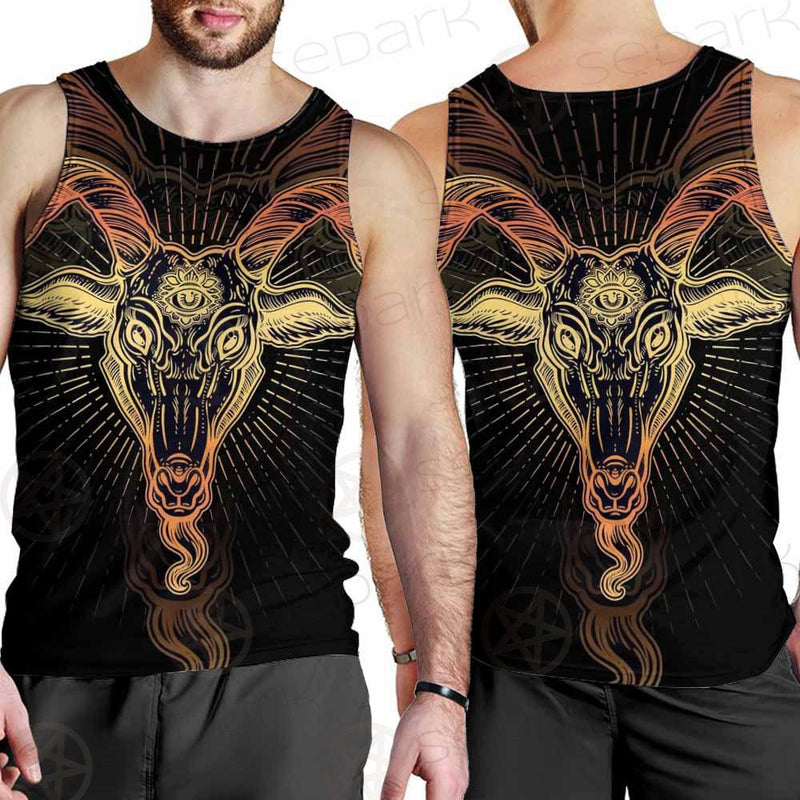 Demon Goat Baphomet SDN-1026 Men Tank-tops