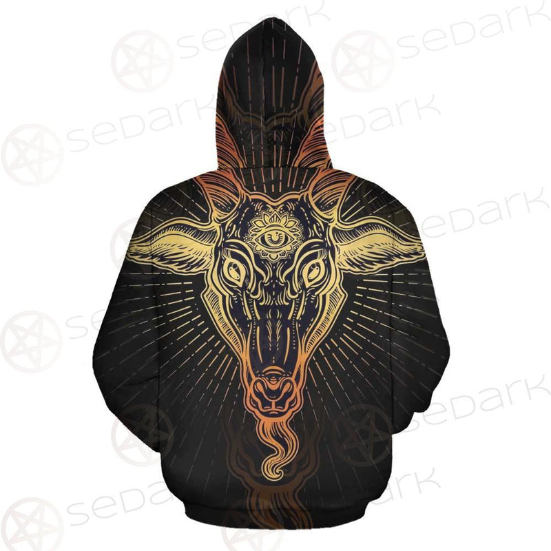 Demon Goat Baphomet SDN-1026 Zip-up Hoodies