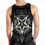 Pentagram Baphomet Occult Illustration SDN-1027 Men Tank-tops