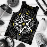Pentagram Baphomet Occult Illustration SDN-1027 Men Tank-tops