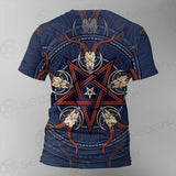 Stylish Pentagram With Goat Skulls SDN-1028 Unisex T-shirt