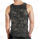 Vector Illustration Set Of Moon Phases SDN-1029 Men Tank-tops