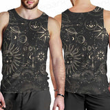 Vector Illustration Set Of Moon Phases SDN-1029 Men Tank-tops