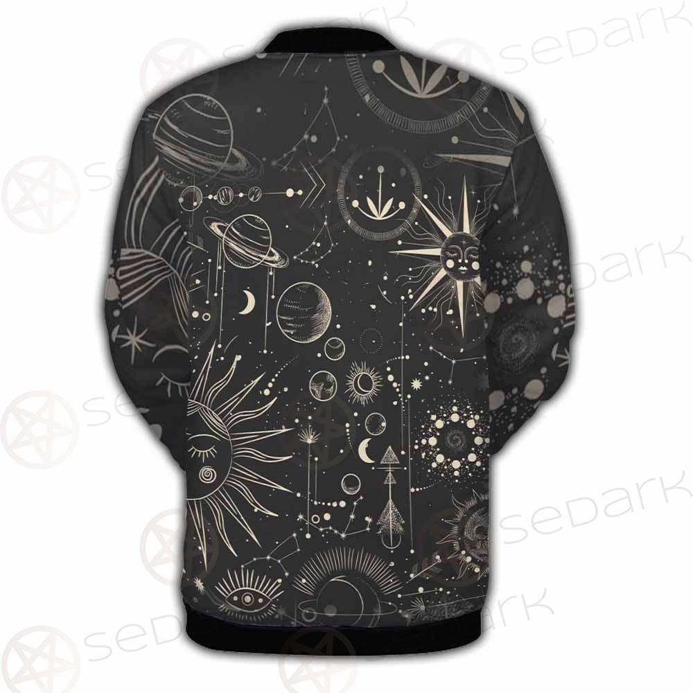 Vector Illustration Set Of Moon Phases SDN-1029 Button Jacket