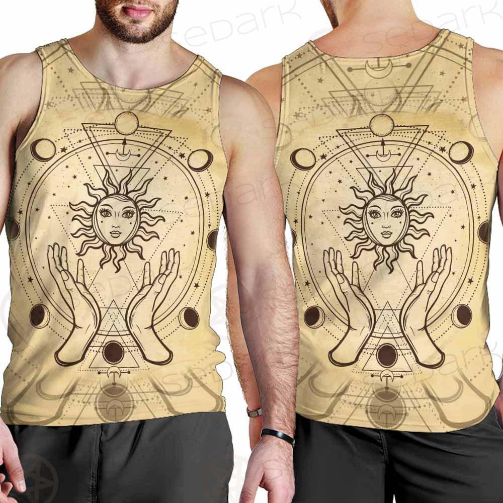 Human Hands Hold The Sun SDN-1030 Men Tank-tops