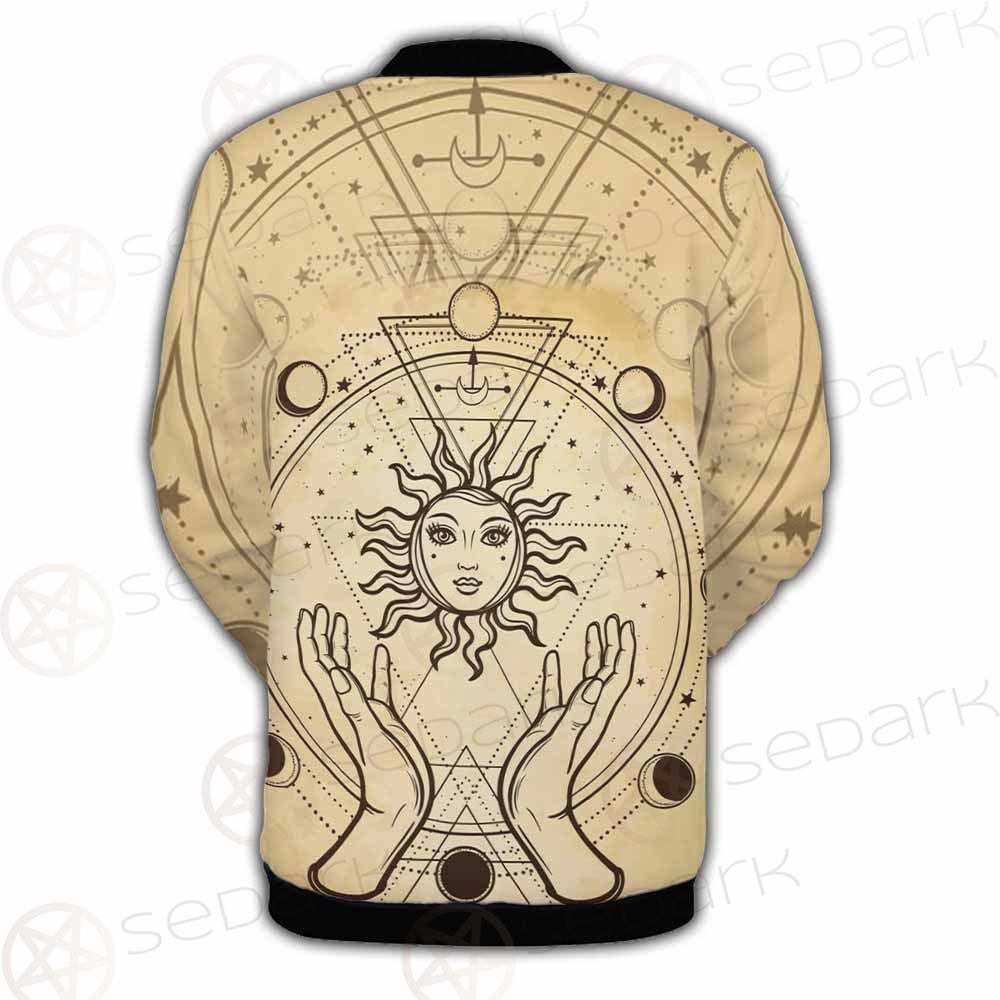 Human Hands Hold The Sun SDN-1030 Button Jacket