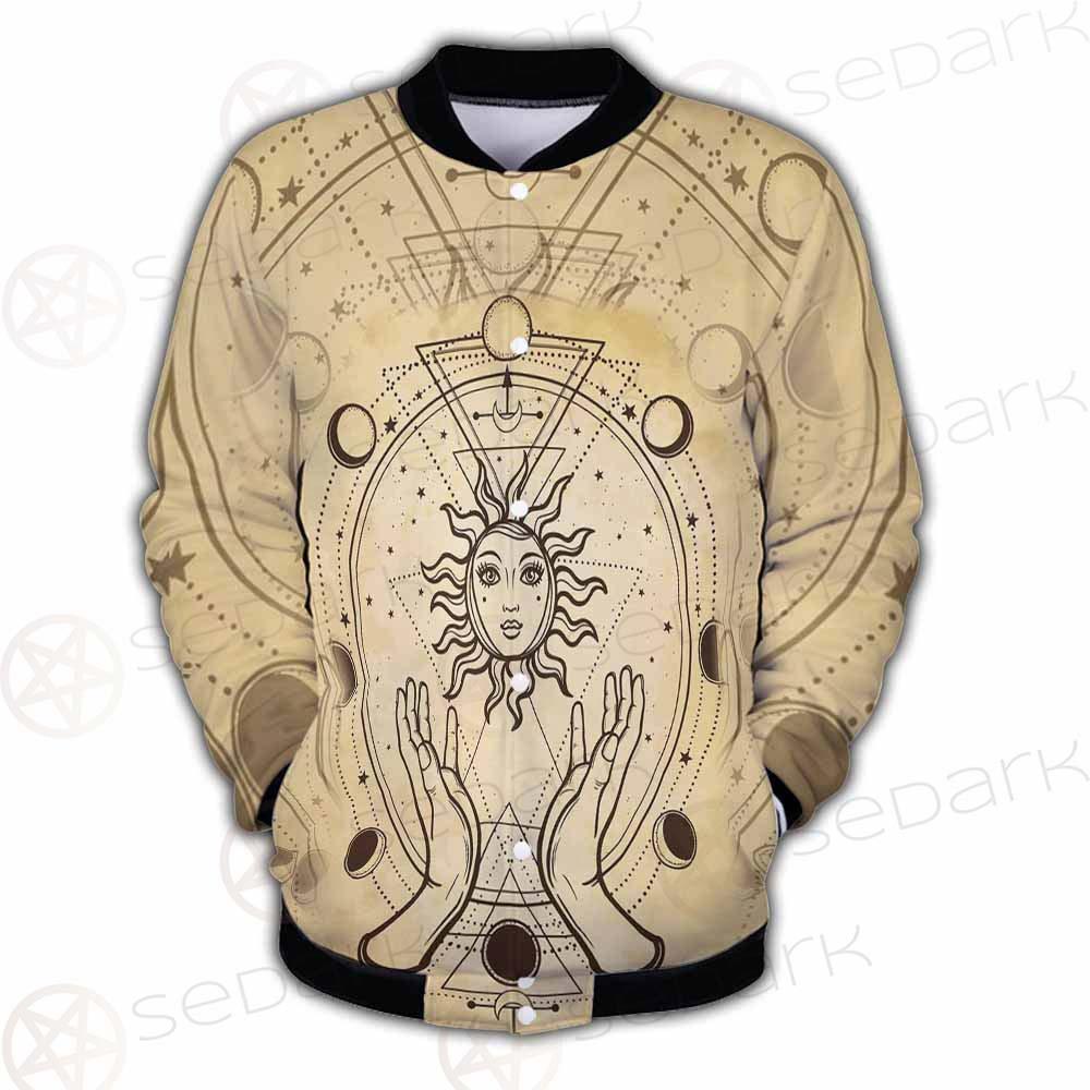 Human Hands Hold The Sun SDN-1030 Button Jacket