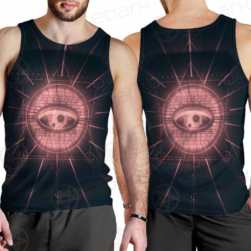 Mystical Geometry Symbol SDN-1032 Men Tank-tops