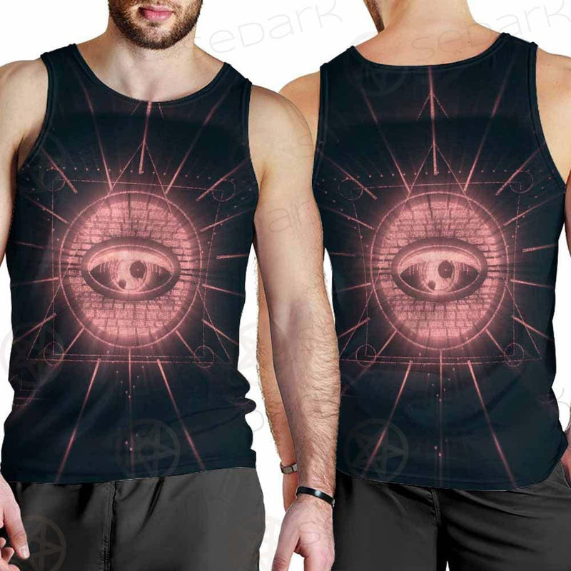 Mystical Geometry Symbol SDN-1032 Men Tank-tops