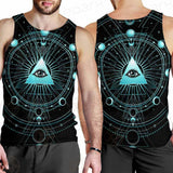 Vector Illustration On A Black Background SDN-1033 Men Tank-tops