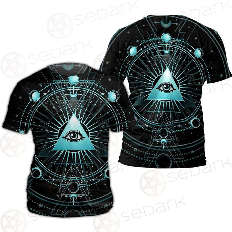 Vector Illustration On A Black Background SDN-1033 Unisex T-shirt