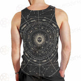 Moonlight Activity In Vintage SDN-1034 Men Tank-tops