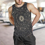 Moonlight Activity In Vintage SDN-1034 Men Tank-tops