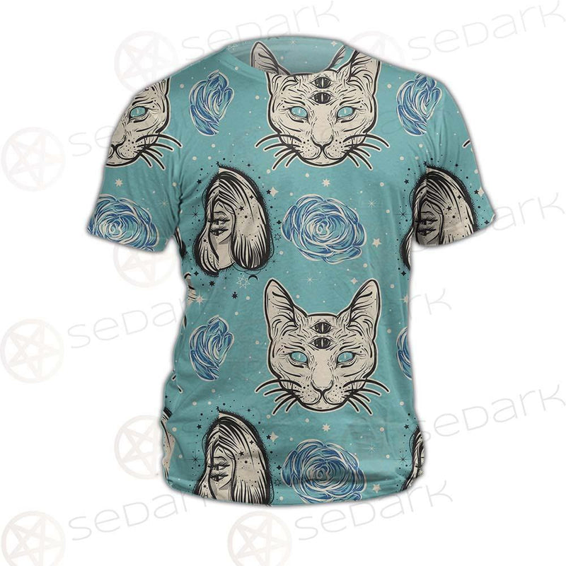 Seamless Pattern In Tatto Art SDN-1039 Unisex T-shirt