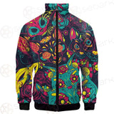 Cat Skull With Floral Ornament SDN-1046 Jacket