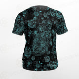 Black Sphynx Cat Tattoo Pattern Unisex T-shirt