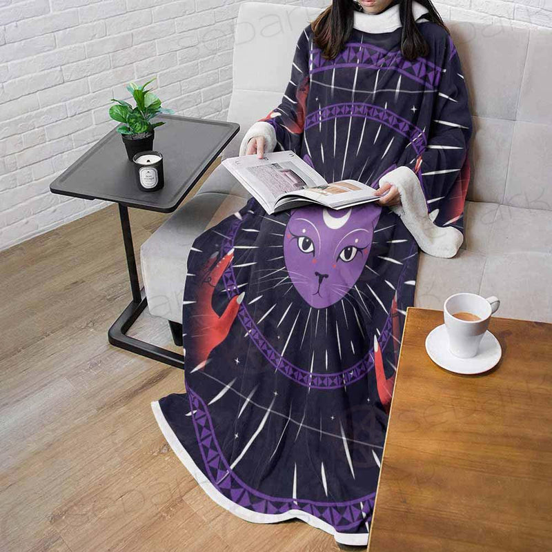 Moon On Night Sky SDN-1049 Sleeved Blanket