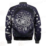 Mystical Cat Skeleton Lies In The Grass SDN-1050 Jacket