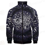 Mystical Cat Skeleton Lies In The Grass SDN-1050 Jacket