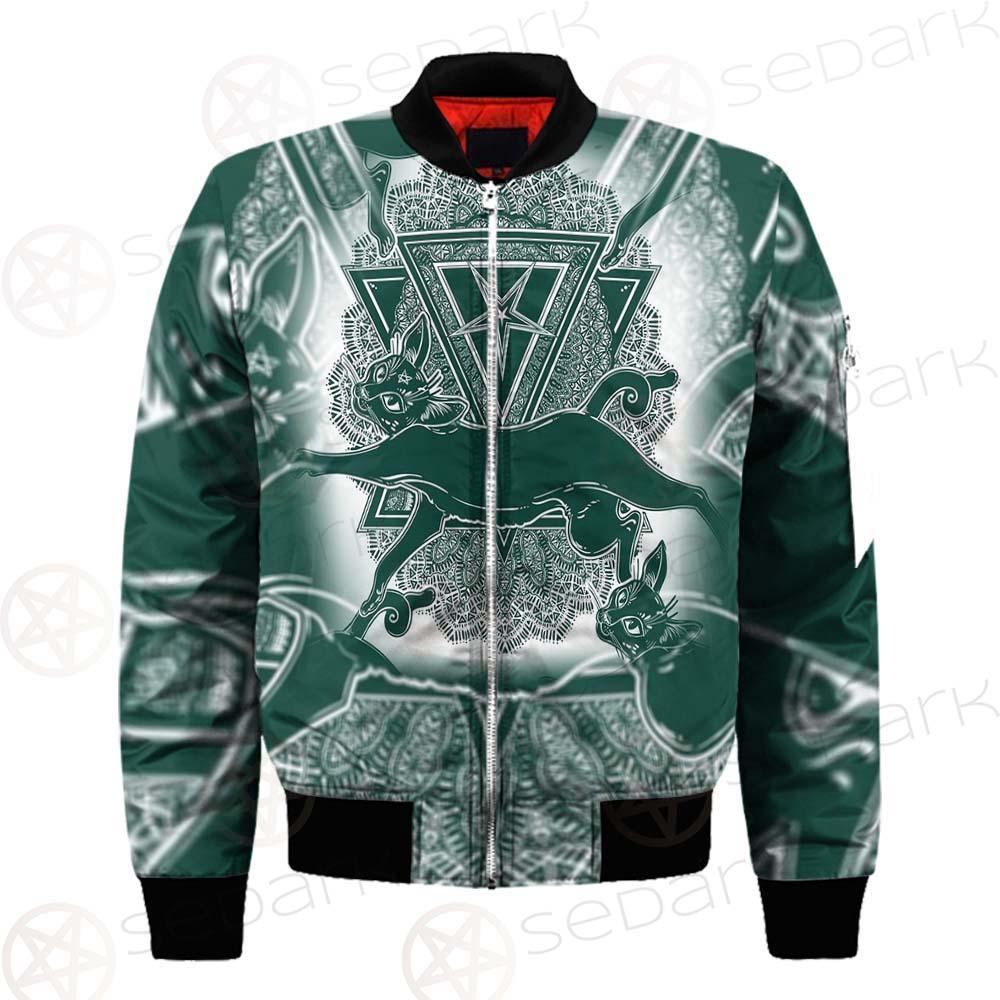 Cat Jumping Seamless Pattern SDN-1052 Jacket