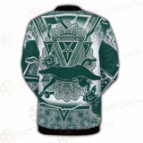 Cat Jumping Seamless Pattern SDN-1052 Button Jacket