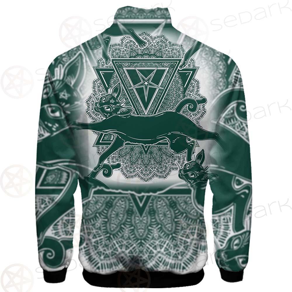 Cat Jumping Seamless Pattern SDN-1052 Jacket