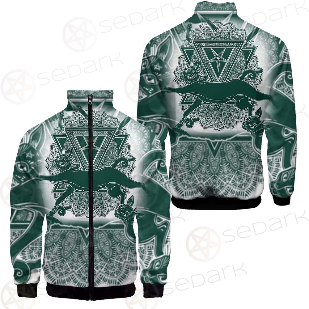Cat Jumping Seamless Pattern SDN-1052 Jacket