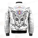Cat Head Portrait With A Crown SDN-1053 Jacket
