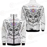 Cat Head Portrait With A Crown SDN-1053 Jacket