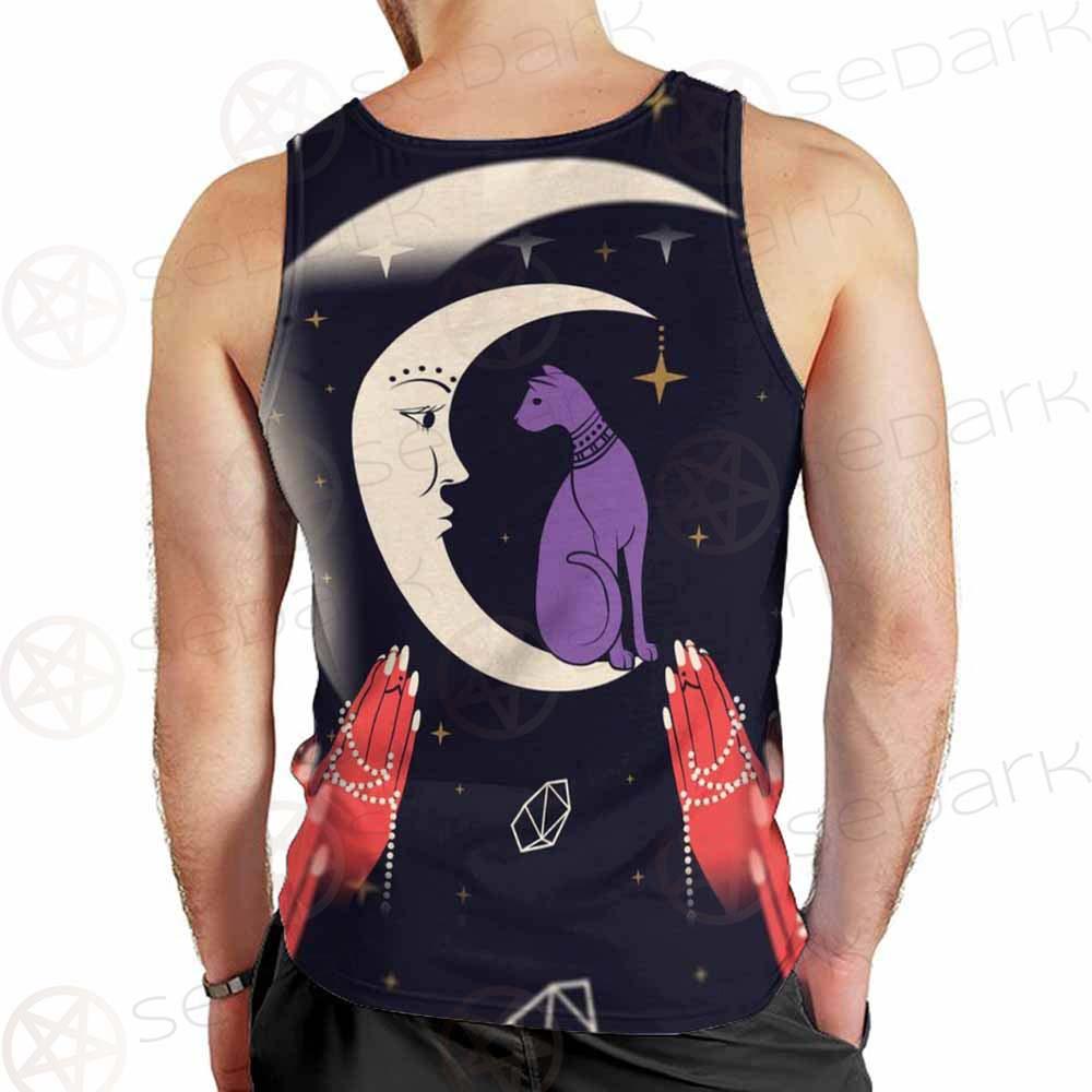 I Am A Moonchild Text SDN-1055 Men Tank-tops