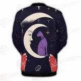 I Am A Moonchild Text SDN-1055 Button Jacket