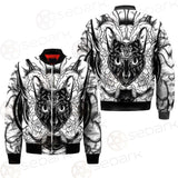 Ustration Of Cat With Flowers SDN-1057 Jacket