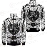 Ustration Of Cat With Flowers SDN-1057 Jacket