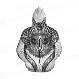 Gothic Cat SDN-1058 Hoodie Allover