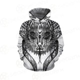 Gothic Cat SDN-1058 Hoodie Allover