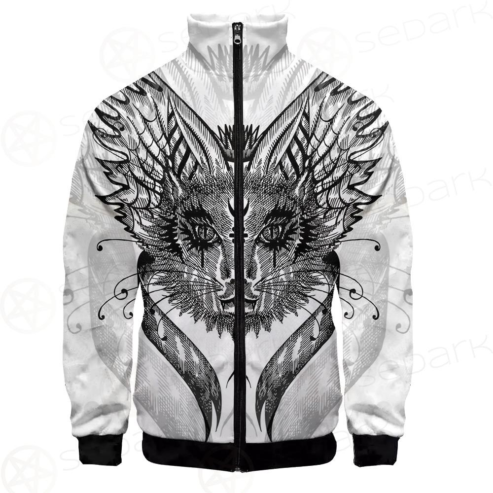 Gothic Cat SDN-1058 Stand-up Collar Jacket