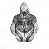 Gothic Cat SDN-1058 Zip-up Hoodies