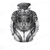 Gothic Cat SDN-1058 Zip-up Hoodies