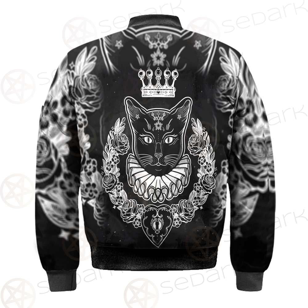 Black Cat Silhouette Portrait SDN-1060 Jacket