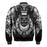 Black Cat Silhouette Portrait SDN-1060 Jacket