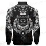 Black Cat Silhouette Portrait SDN-1060 Jacket