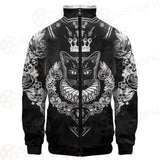 Black Cat Silhouette Portrait SDN-1060 Jacket