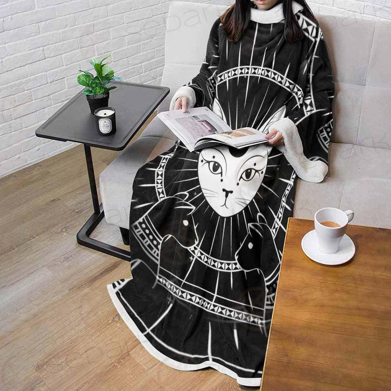 Moon On Night Sky SDN-1062 Sleeved Blanket