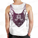 Mystical Elegant Cat SDN-1063 Men Tank-tops